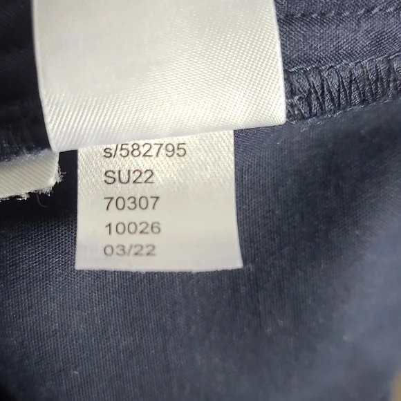 LOFT The Riviera Slim Cropped Pant in Navy Blue Size 14 - Picture 5 of 14